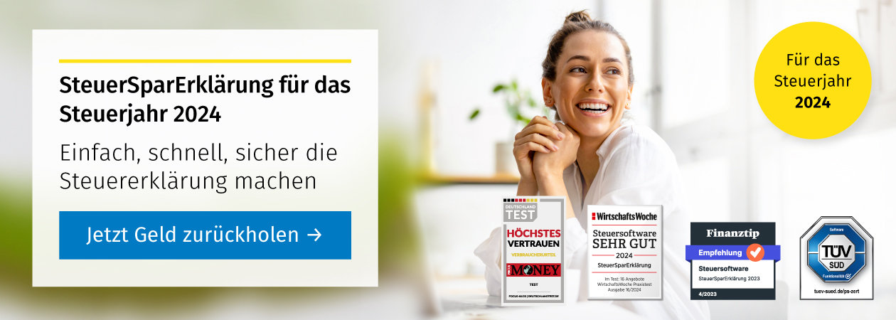 Steuertipps Banner - Steuersparerklärung