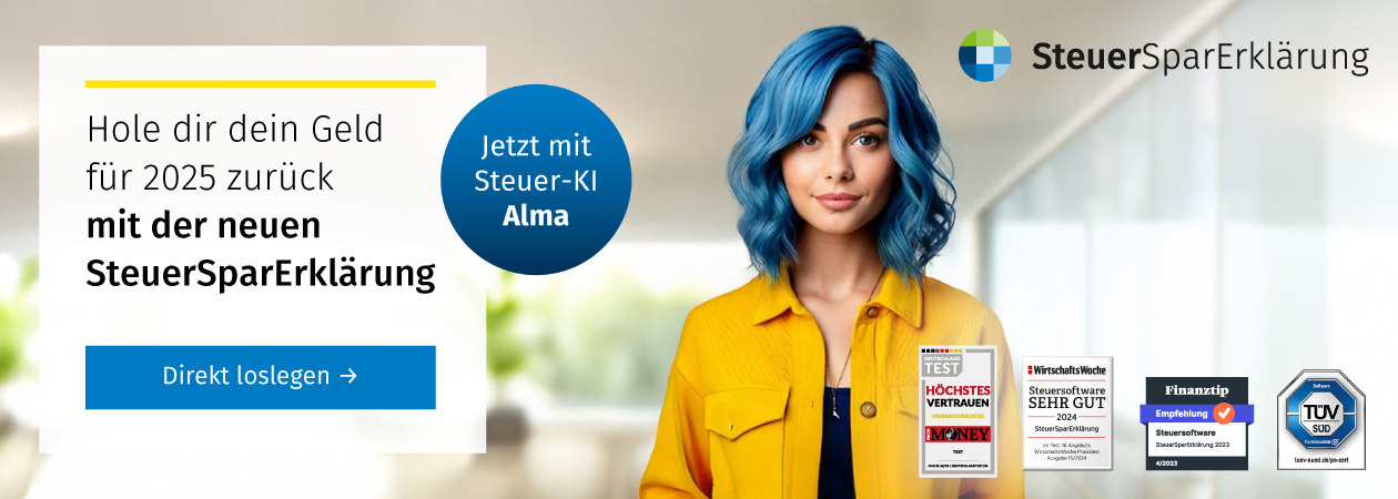 Steuertipps Banner - Steuersparerklärung