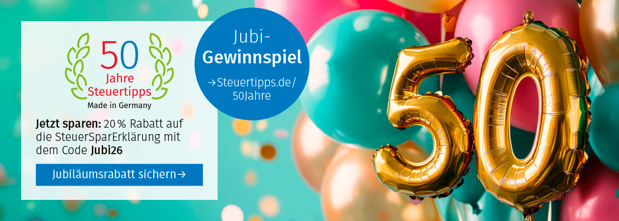 Steuertipps Banner - Steuersparerklärung