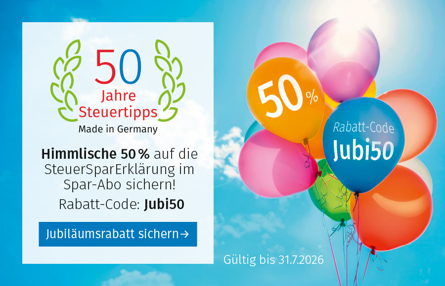 Steuertipps Banner - Steuersparerklärung