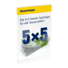 Die 5 × 5 besten Spartipps für alle Steuerzahler