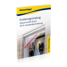 Existenzgründung: Steuervorteil durch 20 % - Sonderabschreibung Existenzgründung: Steuervorteil durch 20 % - Sonderabschreibung
