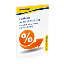 Vorsteuer pauschal ermitteln: Voraussetzung, Antrag und Berechnung Vorsteuer pauschal ermitteln: Voraussetzung, Antrag und Berechnung