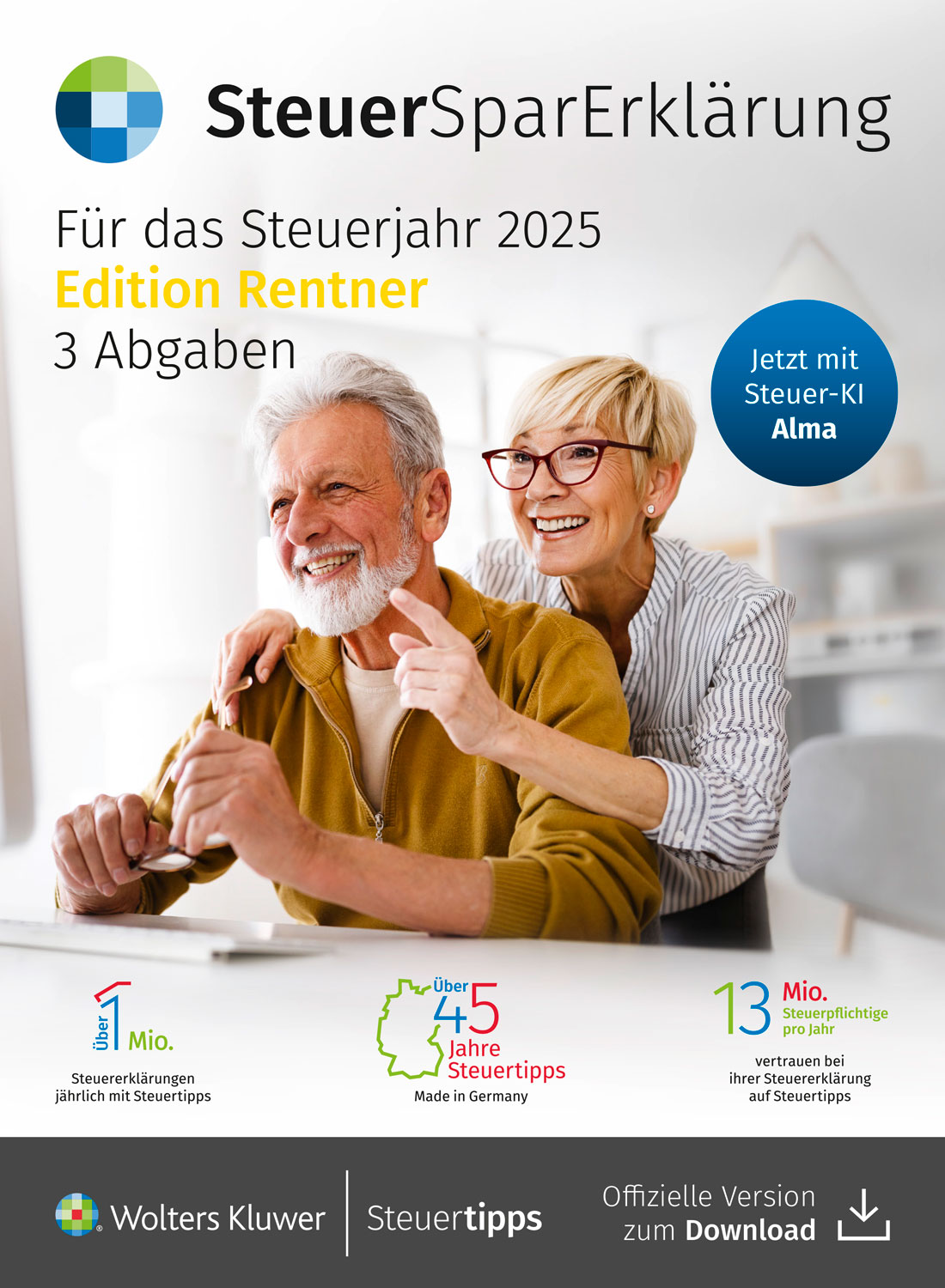 SteuerSparErklärung Rentner (Steuerjahr 2025)