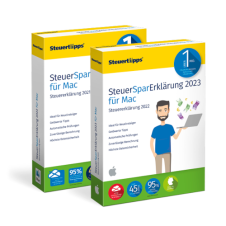 SteuerSparErklärung 2022 und 2023 im Paket, Mac-Version SteuerSparErklärung 2022 und 2023 im Paket, Mac-Version