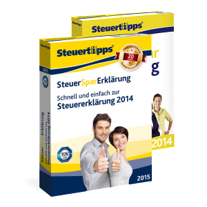 SteuerSparErklärung 2014 und 2015 im Paket SteuerSparErklärung 2014 und 2015 im Paket