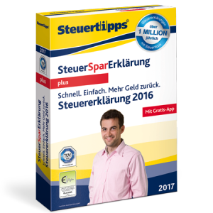 SteuerSparErklärung plus 2017 SteuerSparErklärung plus 2017