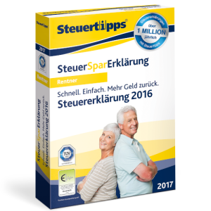 Steuererklärung für Rentner - mit der SteuerSparErklärung 2017 Steuererklärung für Rentner - mit der SteuerSparErklärung 2017