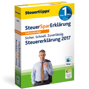 SteuerSparErklärung 2018 für Selbstständige, Mac-Version SteuerSparErklärung 2018 für Selbstständige, Mac-Version