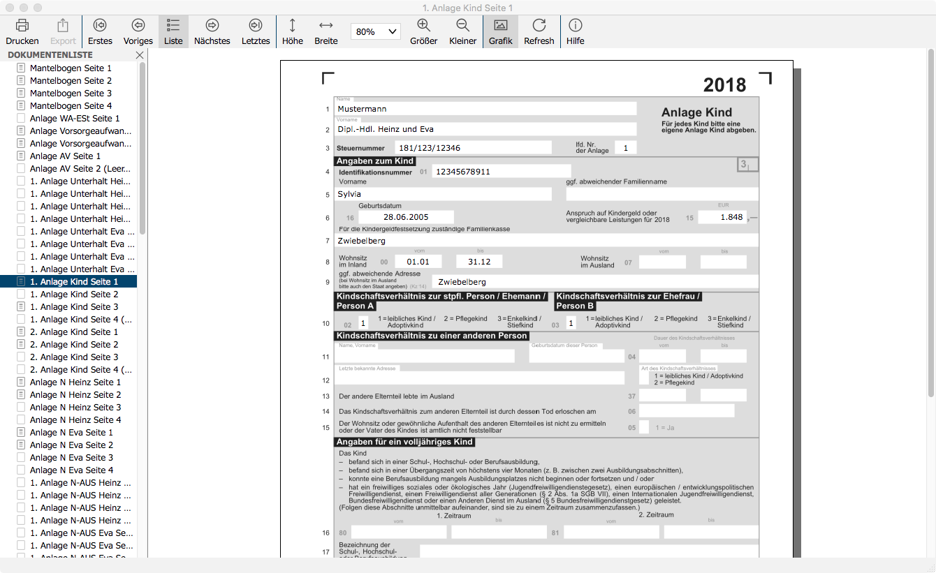 Steuersparerklarung Fur Rentner 19 In Der Mac Version