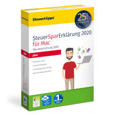 SteuerSparErklärung plus 2020, Mac-Version SteuerSparErklärung plus 2020, Mac-Version