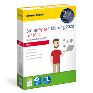 SteuerSparErklärung plus 2020, Mac-Version SteuerSparErklärung plus 2020, Mac-Version