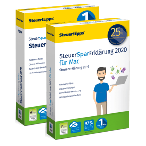 SteuerSparErklärung 2019 und 2020 im Paket, Mac-Version SteuerSparErklärung 2019 und 2020 im Paket, Mac-Version