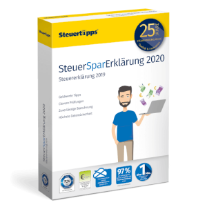 SteuerSparErklärung 2020 vom Hersteller | Download oder CD SteuerSparErklärung 2020 vom Hersteller | Download oder CD
