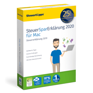 SteuerSparErklärung 2020, Mac-Version - gewerbliche Lizenz SteuerSparErklärung 2020, Mac-Version - gewerbliche Lizenz