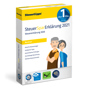 Steuererklärung für Rentner - Steuersoftware SteuerSparErklärung