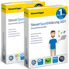 SteuerSparErklärung 2020 und 2021 im Paket SteuerSparErklärung 2020 und 2021 im Paket