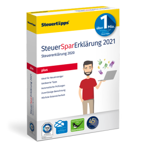 SteuerSparErklärung plus 2021 - gewerbliche Lizenz SteuerSparErklärung plus 2021 - gewerbliche Lizenz