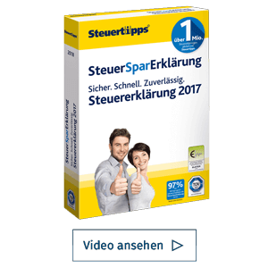 SteuerSparErklärung 2018 für Windows SteuerSparErklärung 2018 für Windows