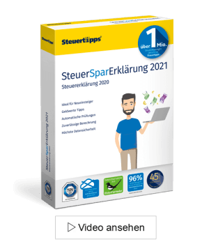 SteuerSparErklärung 2021 für Windows