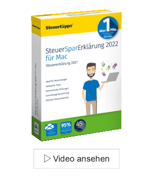 SteuerSparErklärung 2022 für Mac